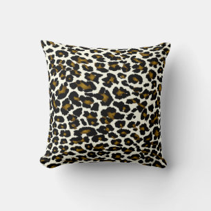 PixDezines cheetah diy background colours Cushion