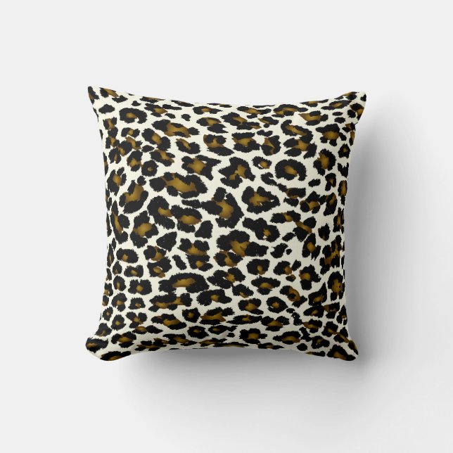 PixDezines cheetah diy background colours Cushion (Front)