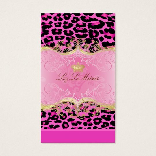 PixDezines cheetah spots/DIY background Business Card