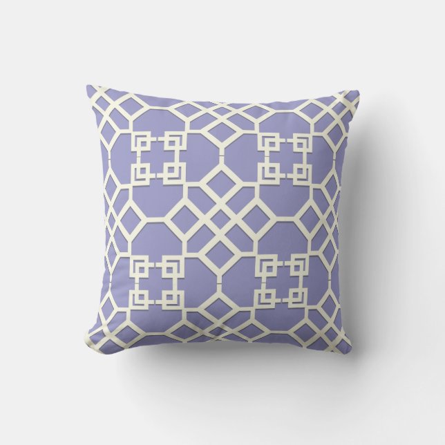 PixDezines chinois trellis/diy background colours Cushion (Front)