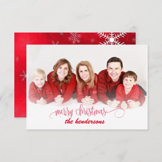 PixDezines Christmas Holiday Photo Invitation (Front/Back)