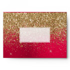 PixDezines Christmas Red, Gold Glitter Confetti