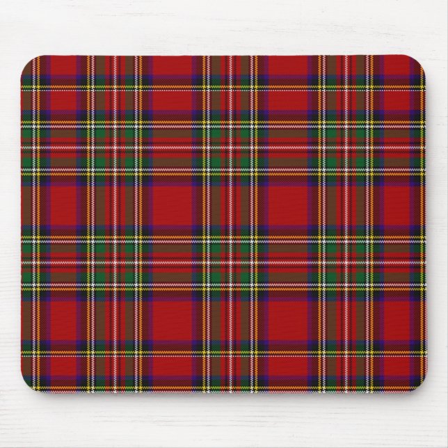 PixDezines clan stewart tartan Mouse Mat (Front)