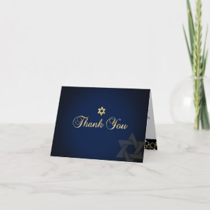 PixDezines classic mitzvah thank you/DIY colour Thank You Card