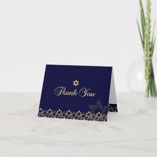 PixDezines classic mitzvah thank you/DIYcolor! Thank You Card