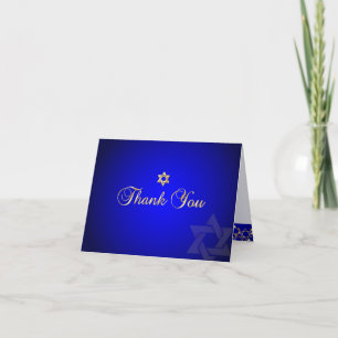 PixDezines classic mitzvah thank you/DIYcolor! Thank You Card