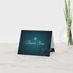 PixDezines classic mitzvah thank you/DIYcolor! Thank You Card
