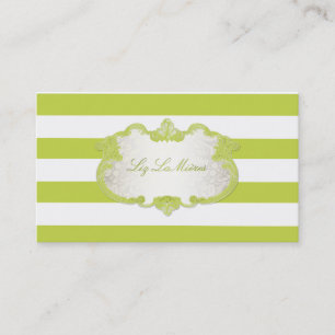 PixDezines classy adjustable stripes+colour Business Card