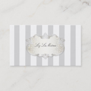 PixDezines classy adjustable stripes+colour Business Card