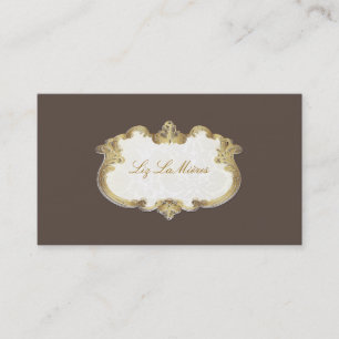 PixDezines classy labels Business Card