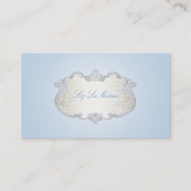 PixDezines classy labels Business Card (Front)