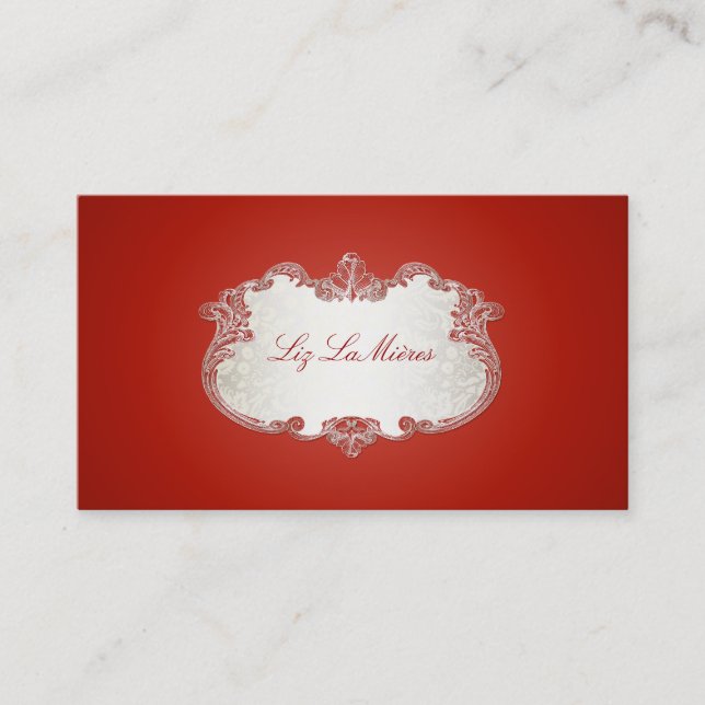 PixDezines classy labels Business Card (Front)