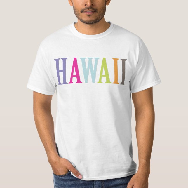 PixDezines Colourful Hawaii t's T-Shirt (Front)