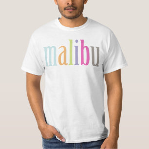 PixDezines Colourful Malibu t's T-Shirt