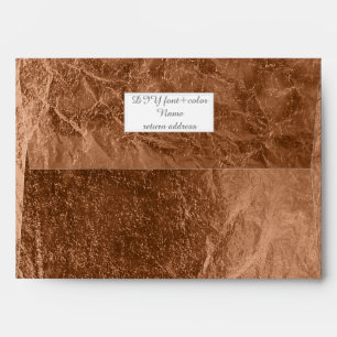 PixDezines copper/faux foil Envelopes