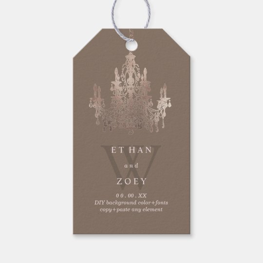 Faux Rose Gold Foil Merci Gift Tags Zazzle Co Uk Pixdezines Crystal Chandelier Rose Gold Diycolor Gift Tags