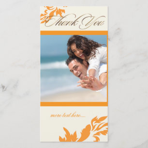 PixDezines Damask 12/Thank You Thank You Card