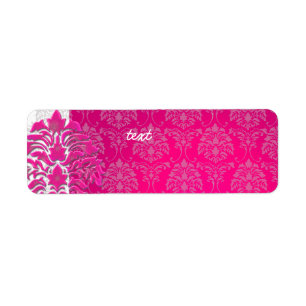 PixDezines Damask 1, hot pink