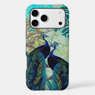 PixDezines Damask/Peacocks Uncommon iPhone Case