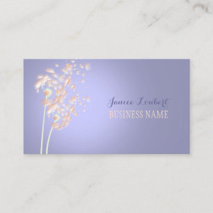 PixDezines dandelions/DIY background colour Business Card