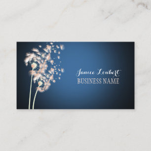 PixDezines dandelions/DIY background colour Business Card