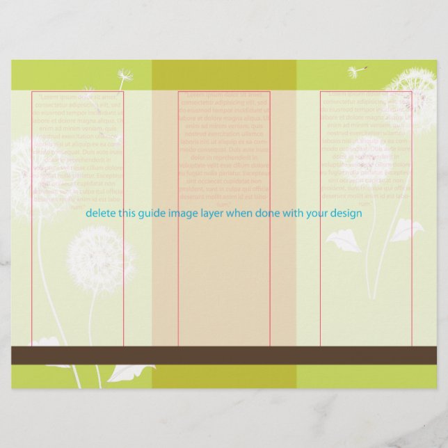 PixDezines dandelions/diy background+trim (Front)