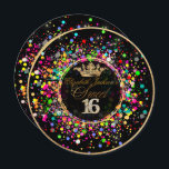 PixDezines Dazzled/Rainbow/Sweet 16 Invitation<br><div class="desc">PixDezines dazzled rainbow,  featuring confetti a blast of neon colours for a Sweet Sixteen party invitations.  

Copyright © 2008-2016 PixDezines.com™ and PixDezines™ on Zazzle.com. All rights reserved.</div>