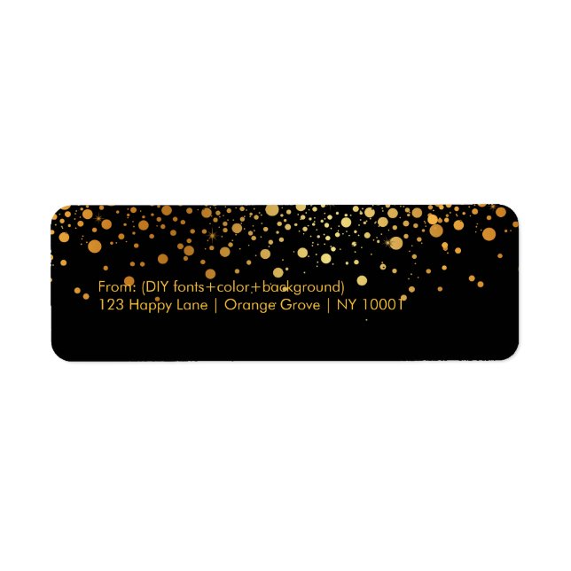 PixDezines dazzled with gold/DIYbackground (Front)