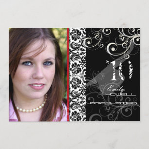 PixDezines Desiree Damask, 2011 Graduation Invites
