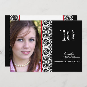 PixDezines Desiree Damask,DIY Graduation Invites