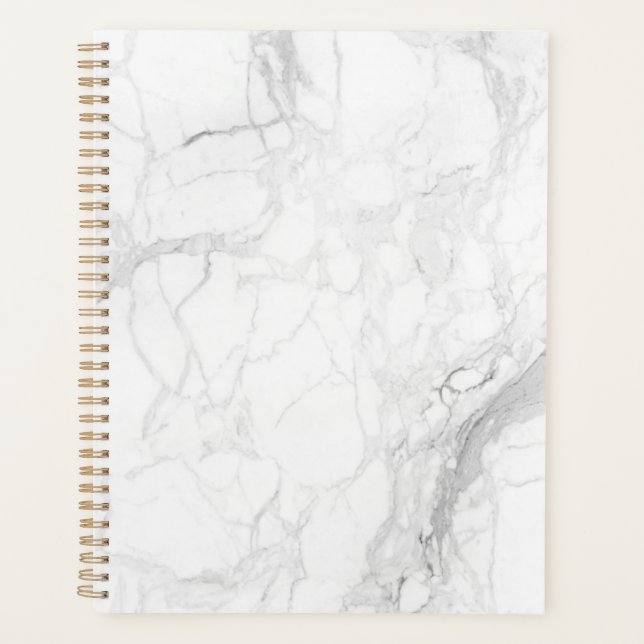PixDezines DETAILS CARDS/MARBLE+FAUX GOLD Planner (Front)
