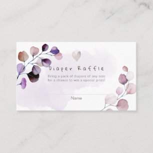 PixDezines Diaper Raffle Gum Eucalyptus Place Card