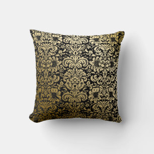 PixDezines diy background colours/fidora damask Cushion