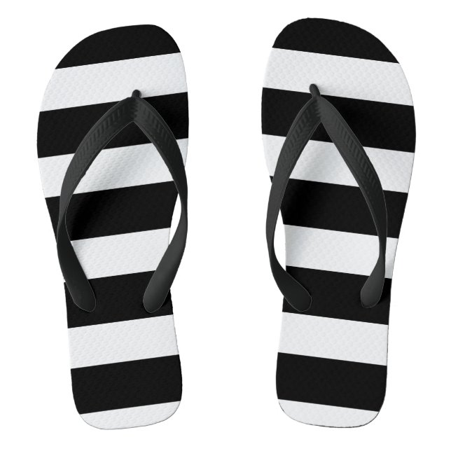 PixDezines DIY colour adjustable stripes Flip Flops (Footbed)