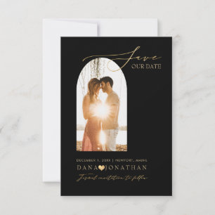 PixDezines DIY colour Arch Frame Minimalist Save The Date