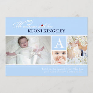 PixDezines diy colour, birth announcement/dots Announcement