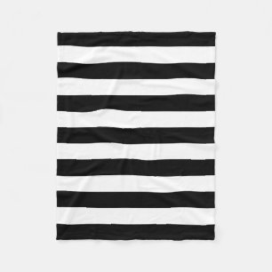 PixDezines DIY colour/black/white/stripes Fleece Blanket