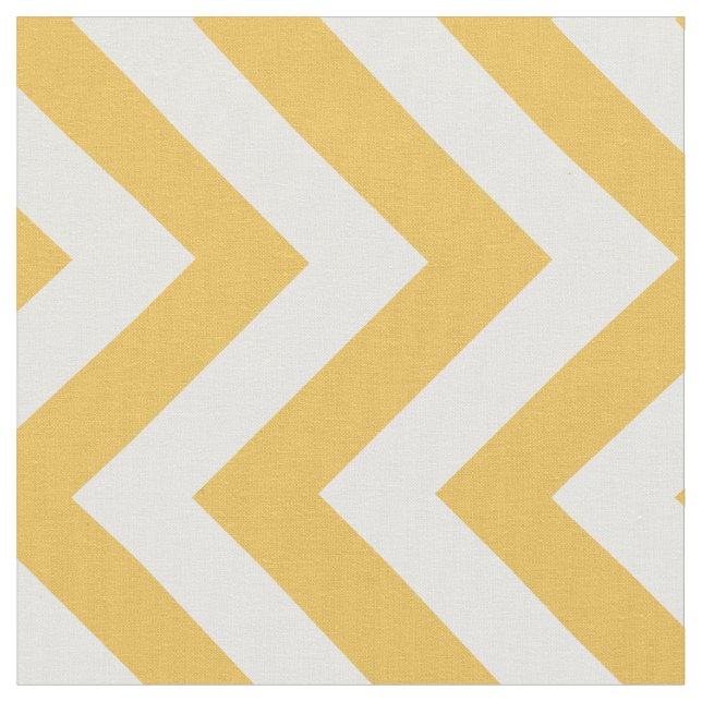 PixDezines DIY colour/chevron pattern/yellow Fabric (Close Up)