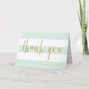 PixDezines DIY colour/mint+white+stripes thank you