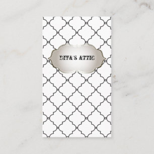 PixDezines diy colour/moroccan trellis Business Card