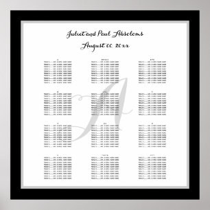 PixDezines DIY colour/plain seating chart