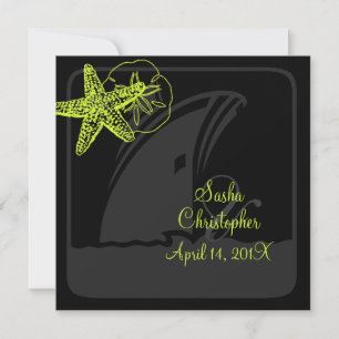 PixDezines diy colour/Starfish/Beach+Cruise Ship Invitation