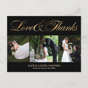 PixDezines DIY colour/wedding thank you/fun script Postcard
