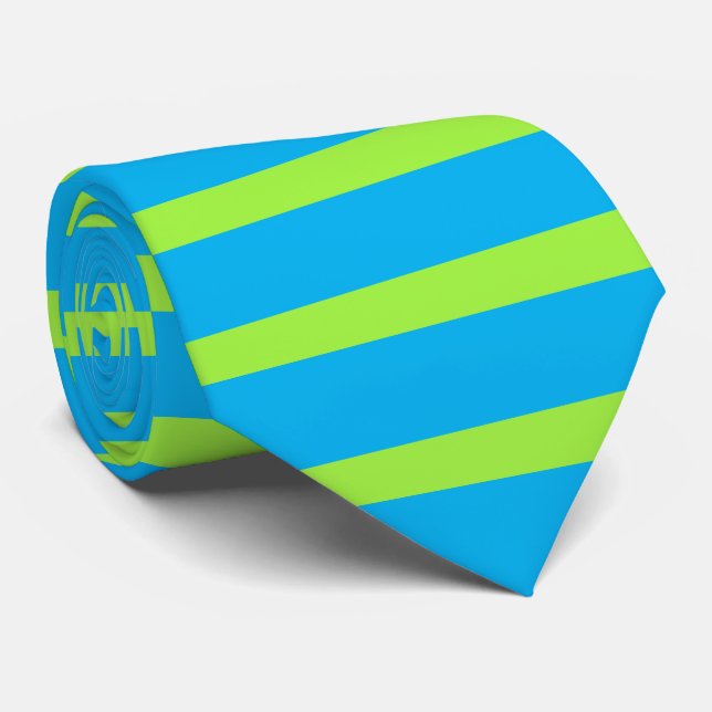 PixDezines diy colours/adjustable stripes Tie (Rolled)