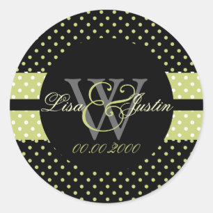 PIxDezines DIY colours, Dots et al. Classic Round Sticker