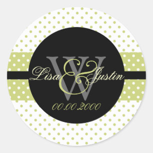 PIxDezines DIY colours, Dots et al. Classic Round Sticker