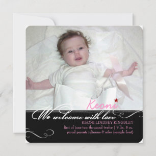 PixDezines diy colours, fotos birth announcement