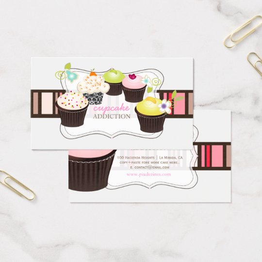 PixDezines diy cupcake Business Card