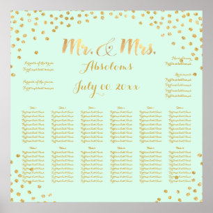 PixDezines DIYcolor/faux gold specks/seating chart