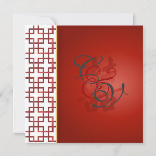 PixDezines Double Happiness, Chinese Wedding Invitation